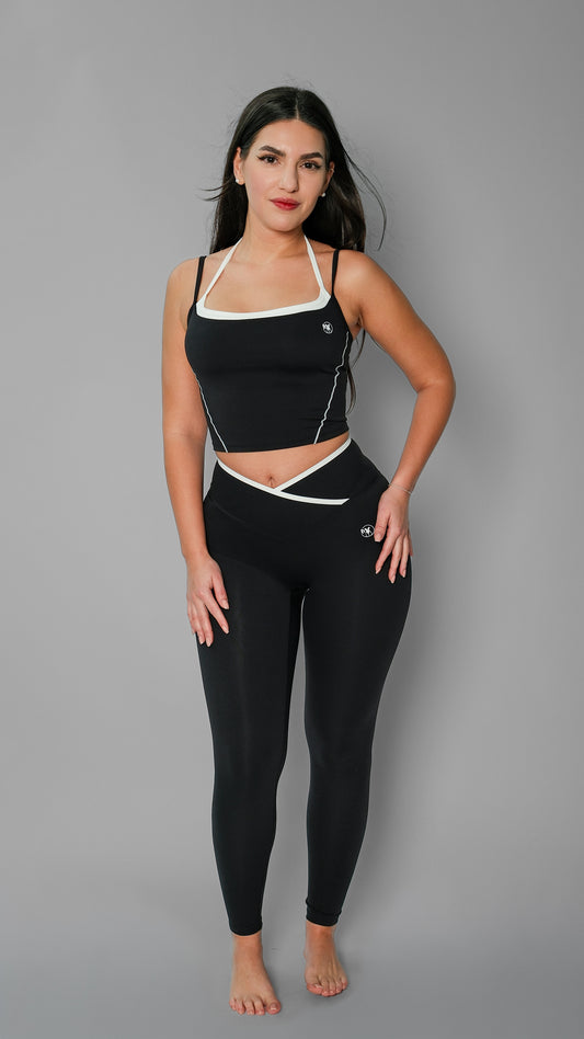 Cross V-Shape Leggings
